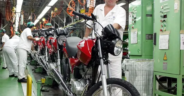Imagem ilustrativa da notícia Produção de motocicletas no Brasil supera número de 2023