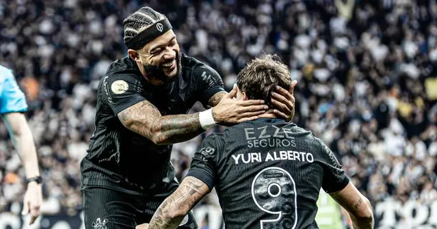 Imagem ilustrativa da notícia Memphis Depay pediu para Yuri Alberto seguir no Corinthians