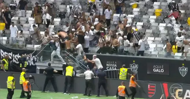 Imagem ilustrativa da notícia STJD vai denunciar o Atlético-MG após tumultos na final