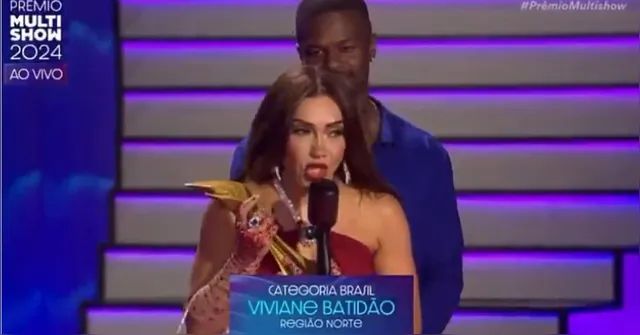 Imagem ilustrativa da notícia Viviane Batidão vence premiação no Multishow 2024