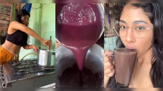 Imagem ilustrativa da notícia Cantora paraense Zaynara ensina receita de mingau de açaí