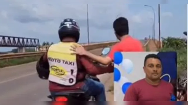 Imagem ilustrativa da notícia Vídeo: mototaxista entrevistado morreu ao atravessar a ponte