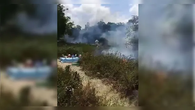 Imagem ilustrativa da notícia Cemitério do Tapanã registra focos de incêndio neste sábado 