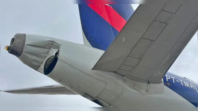 Imagem ilustrativa da notícia Vídeo: aviões se chocam durante manobra no aeroporto de Congonhas