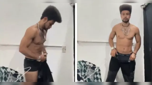 Imagem ilustrativa da notícia Sérgio Malheiros posta vídeo e volume na cueca chama atenção