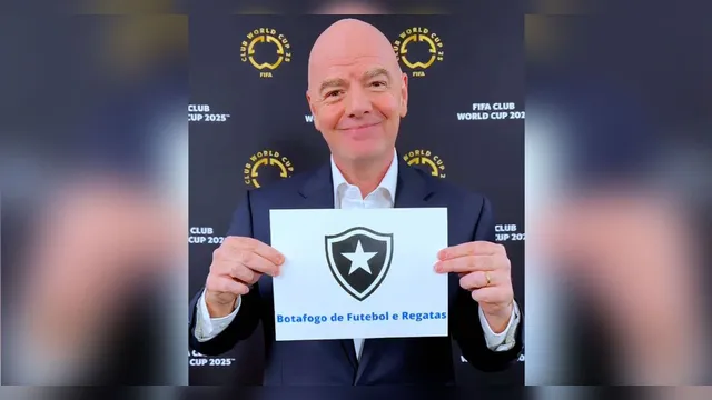 Imagem ilustrativa da notícia Gianni Infantino saúda Botafogo por título e vaga no Mundial