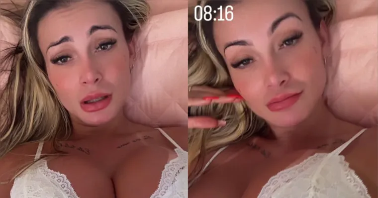 Imagem ilustrativa da notícia Andressa Urach debocha de quem acorda cedo para trabalhar