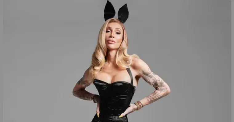 Imagem ilustrativa da notícia Maya Massafera posa como coelhinha da Playboy; veja fotos!