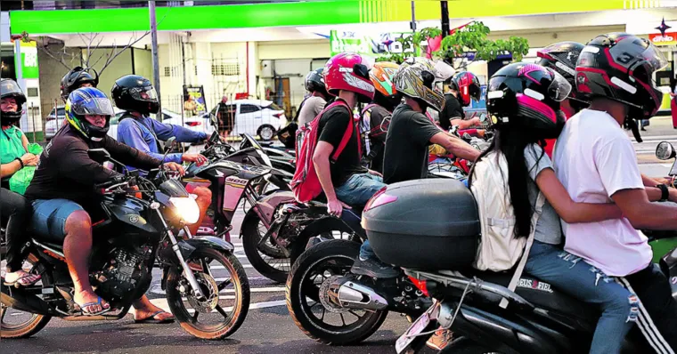 Imagem ilustrativa da notícia Motocicletas estão se multiplicando pelo trânsito de Belém
