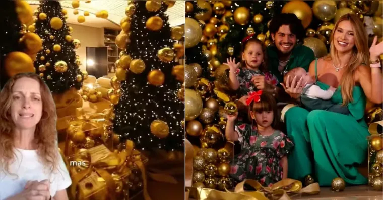 Imagem ilustrativa da notícia Laila Zaid detona decoração de Natal exagerada da casa de Virgínia