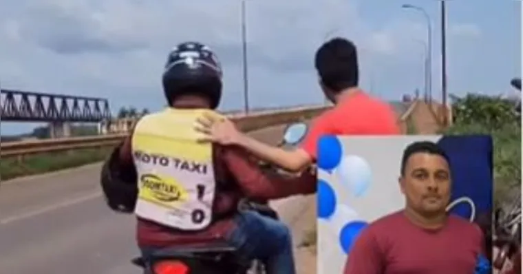 Imagem ilustrativa da notícia Vídeo: mototaxista entrevistado morreu ao atravessar a ponte