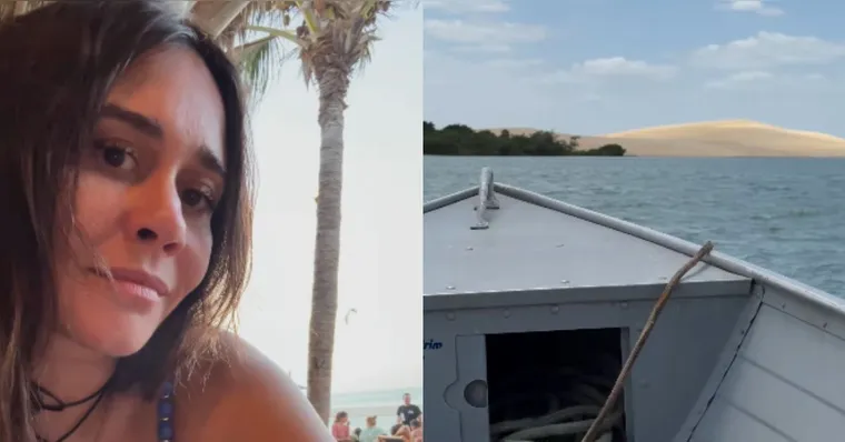 Imagem ilustrativa da notícia Alessandra Negrini curte praia no Ceará com amigas