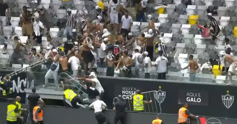 Imagem ilustrativa da notícia Atlético-MG identifica 21 envolvidos em caos na Arena MRV