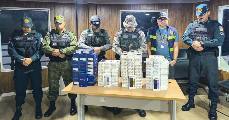 Imagem ilustrativa da notícia Carga com 120 celulares é apreendida no oeste do Pará