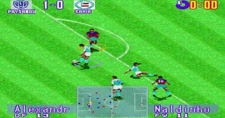 Imagem ilustrativa da notícia Memória gamer: jogo pirata traz Paysandu na Série A de 1996