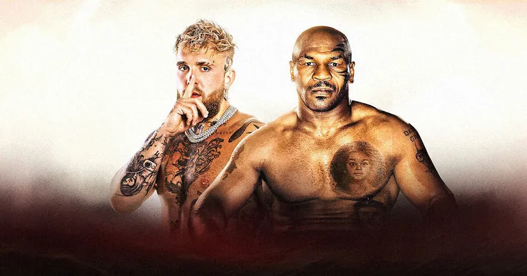 Imagem ilustrativa da notícia Mike Tyson x Jake Paul: card, horário e onde assistir