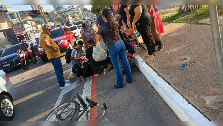 Imagem ilustrativa da notícia Ciclista é atropelado por motociclista na João Paulo II