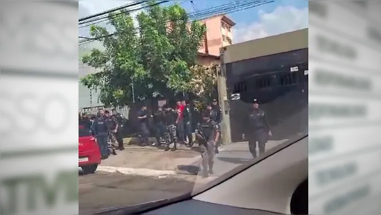 Imagem ilustrativa da notícia Vídeo: quadrilha é presa antes de assalto à loja em Belém