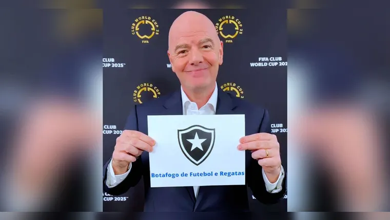 Imagem ilustrativa da notícia Gianni Infantino saúda Botafogo por título e vaga no Mundial