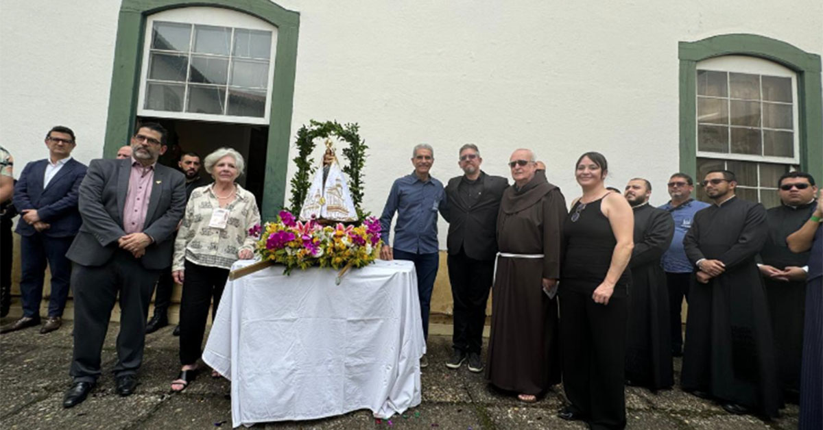 Diretoria do Círio doou uma réplica da imagem de Nossa Senhora de Nazaré para o Museu de Arte Sacra de São Paulo