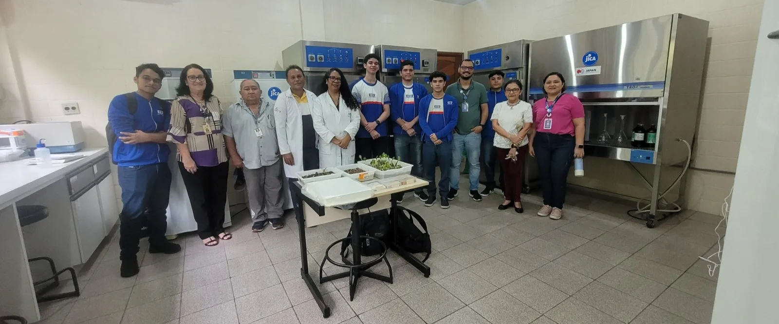A equipe Newton Exploration, formada por alunos da Escola SESI de Referência.