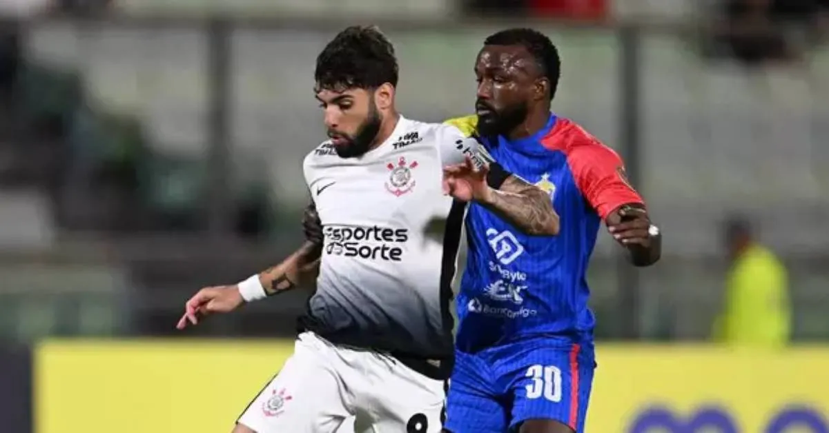 O Corinthians empatou em 1 a 1 com a UCV no jogo de ida, na Venezuela.