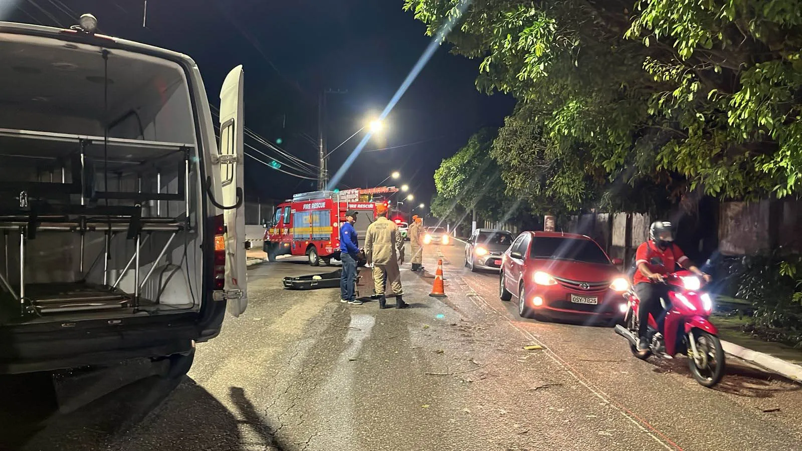 Acidente fatal na Arthur Bernardes, na noite desta quarta-feira (5).