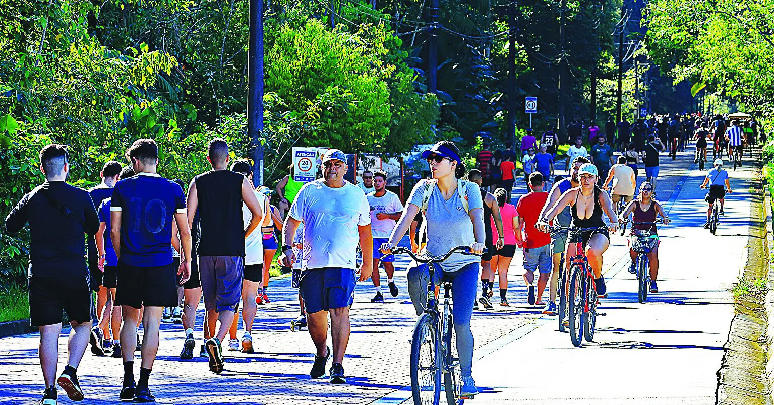 No Parque Estadual do Utinga os visitantes podem realizar atividades como caminhada