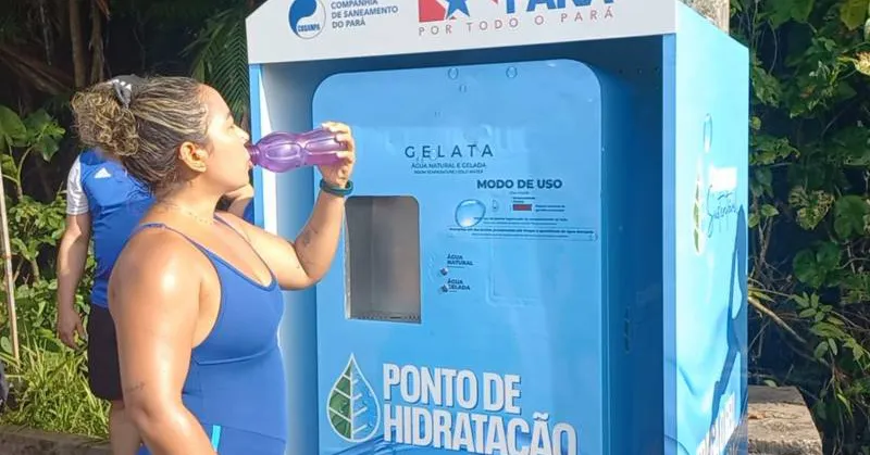 O equipamento foi instalado no Parque Estadual Utinga, como celebração ao aniversário de 409 anos da capital paraense.