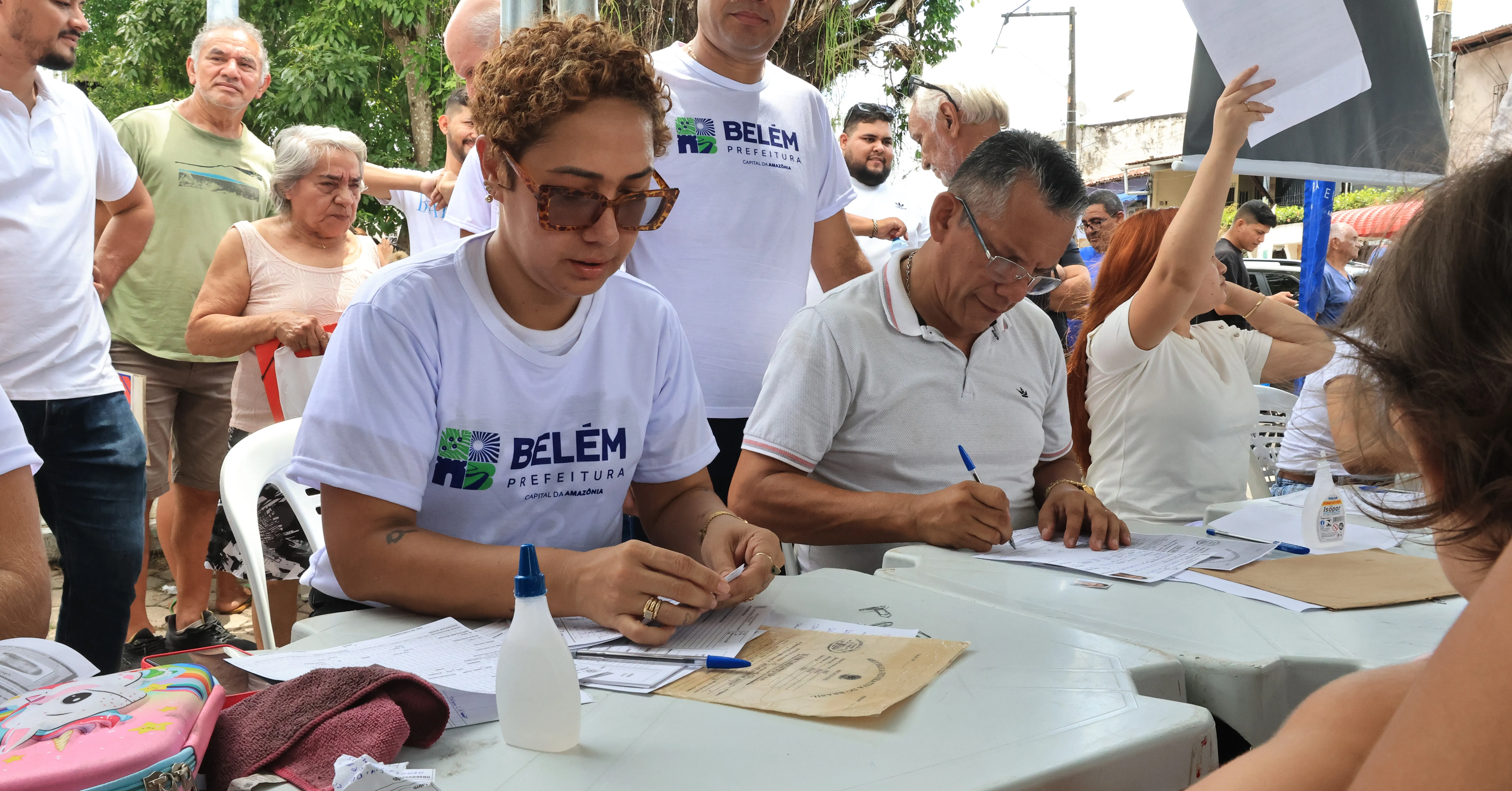 A Prefeitura de Belém realiza uma mega-ação de conscientização e inclusão social.