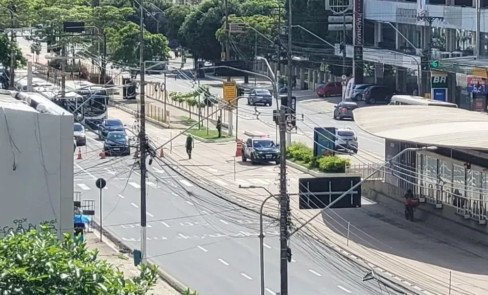 Veja como está o trânsito na avenida Almirante Barroso, em Belém, na manhã desta quarta-feira (29).