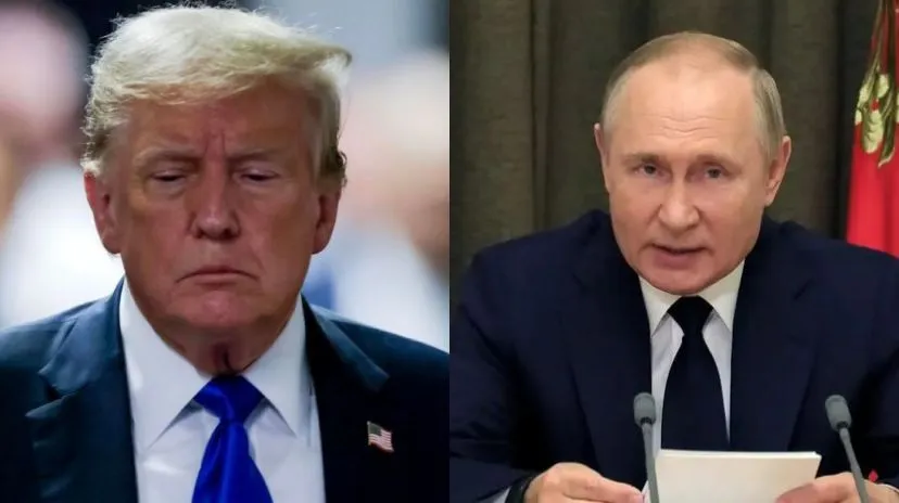 Donald Trump (EUA) e Vladimir Putin (Russia)