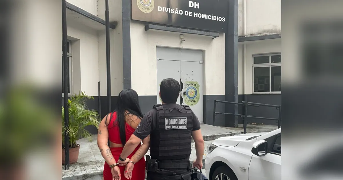 Mulher é presa em Belém por envolvimento em homicídio qualificado