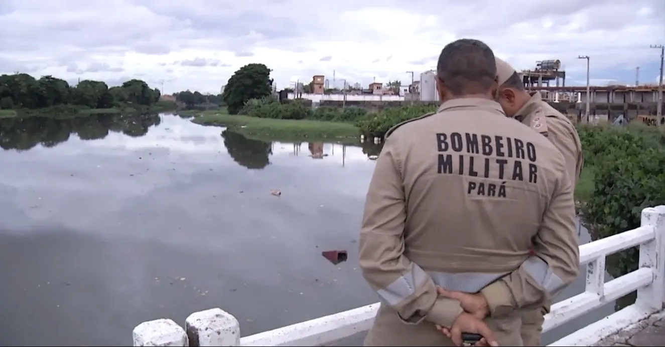 Homem desapareceu após nadar no canal São Joaquim; testemunhas relatam suposto ataque de sucuri.