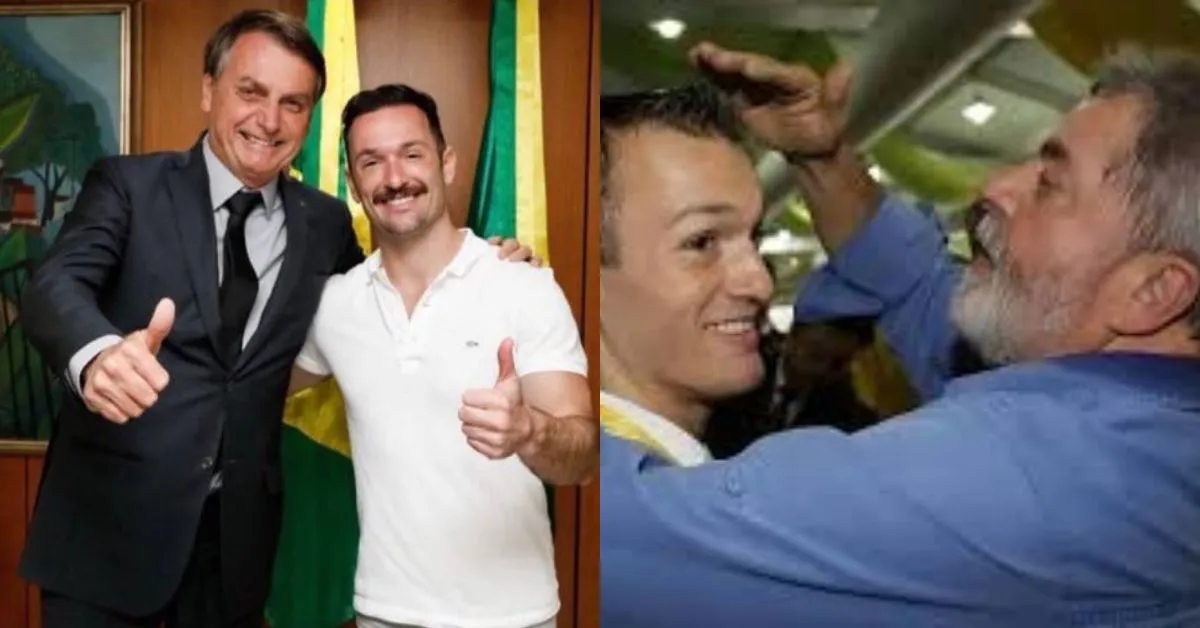 Fotos com o presidente Lula foram divulgadas pela equipe de DIego