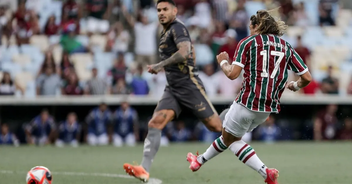 Canobbio abriu o placar do jogo com dois gols