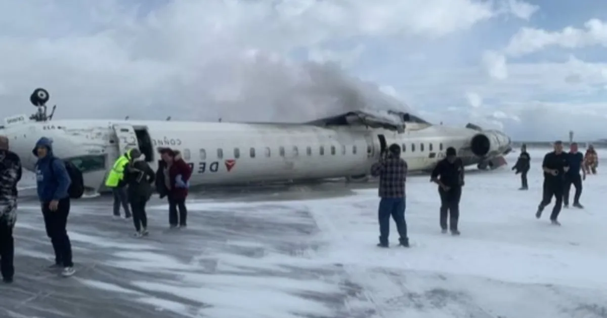 O acidente ocorreu durante o pouso do avião.