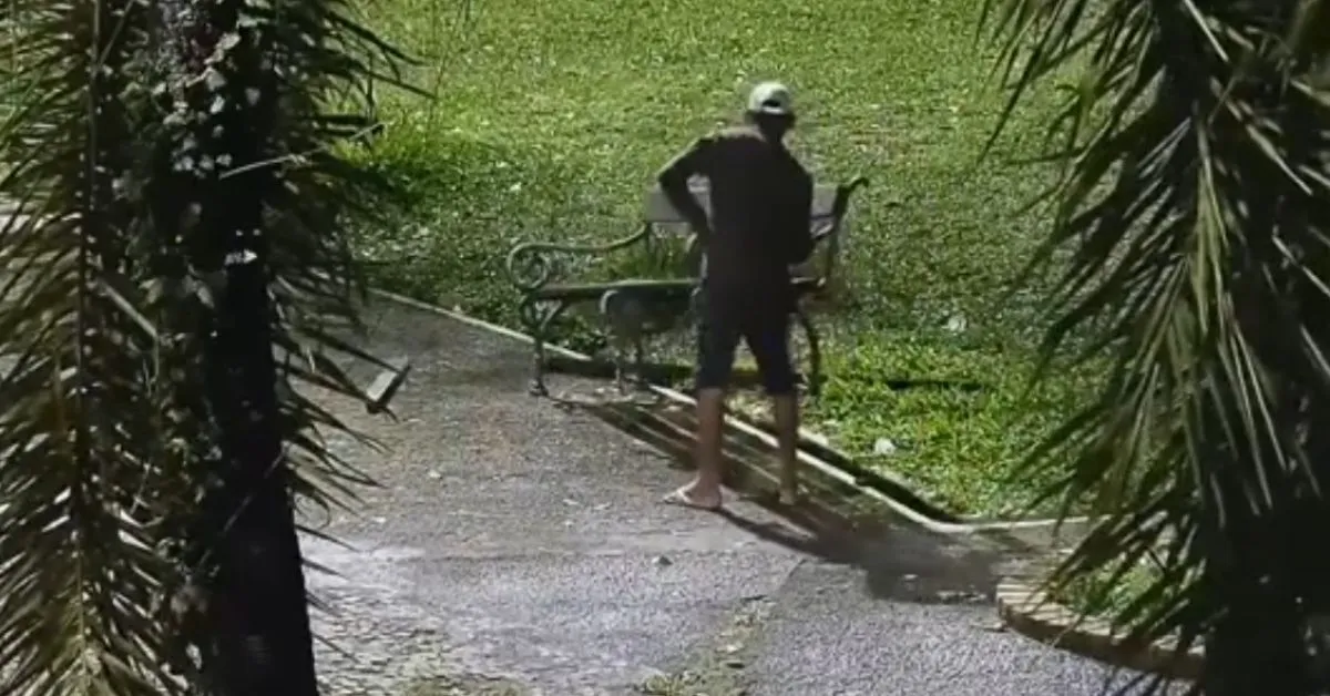 Um homem foi detido tentando furtar um banco da Praça Brasil, em Belém. A Guarda Municipal agiu rapidamente para evitar o crime.