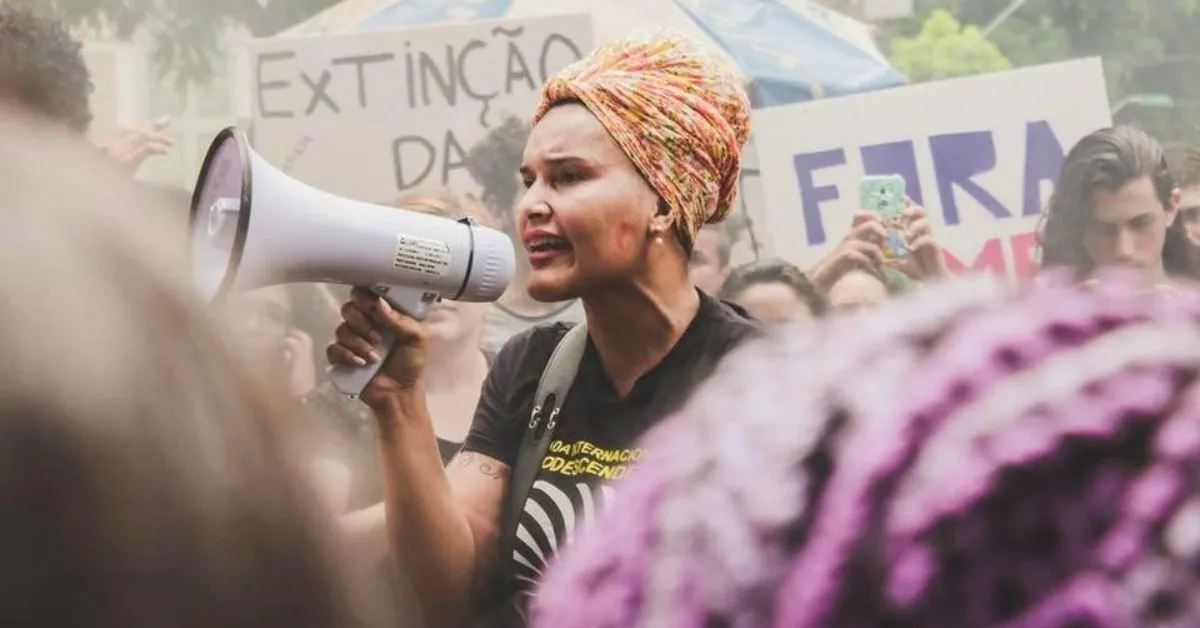 Flávia Ribeiro é uma das ativistas que defende os direitos das mulheres na Amazônia.