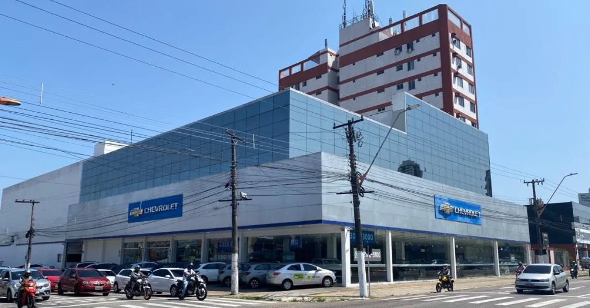 As três concessionárias RR Chevrolet estarão reunidas em uma única concessionária, na esquina da Avenida Duque de Caxias com Travessa Estrela.