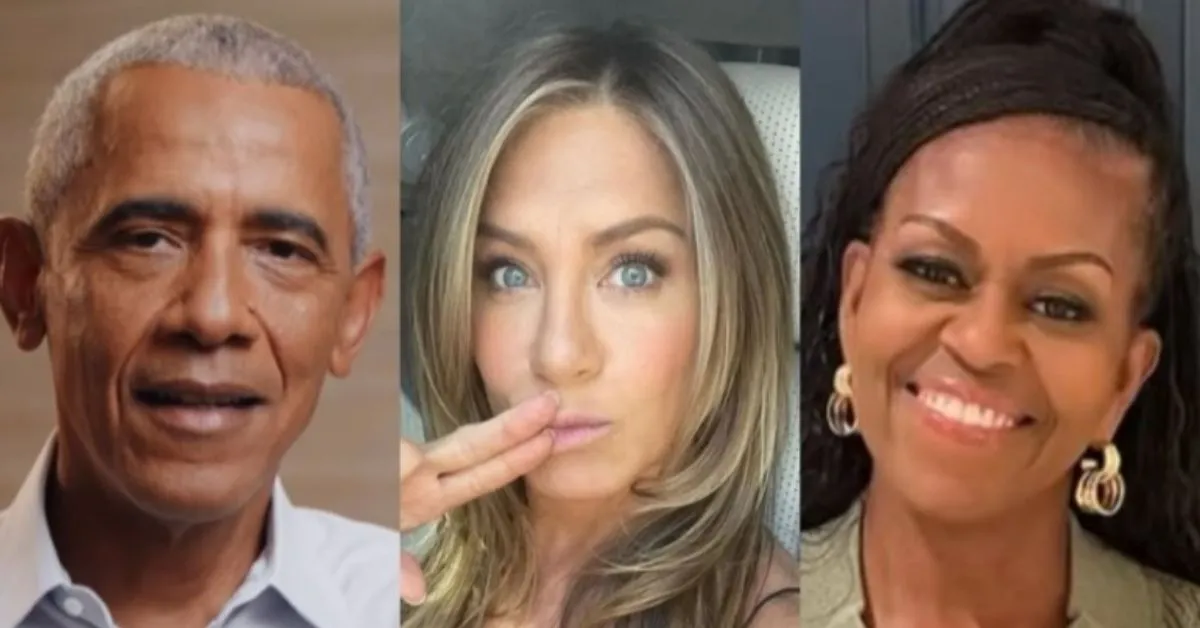 Obama estaria se separando de Michelle e está em um relacionamento com Jennifer Aniston.