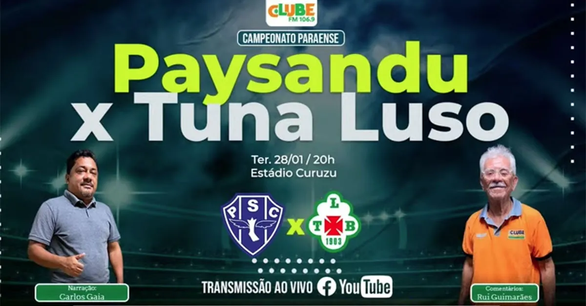 Tem Jogo no DOL apresenta o clássico Paysandu X Tuna