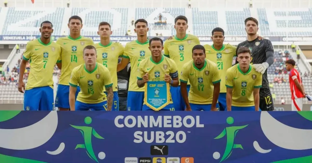 Após goleada humilhante na estreia, Seleção brasileira sub-20 garantiu o título do Sul-Americano 2025.