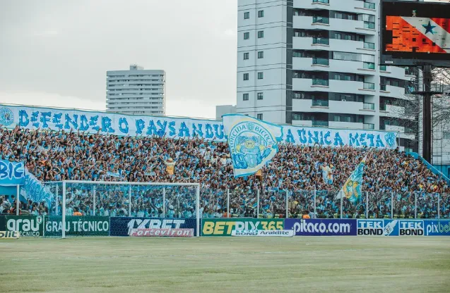 Torcida do Paysandu na Curuzu