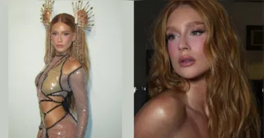 Marina Ruy Barbosa esbanjou sensualidade com uma fantasia ousada.
