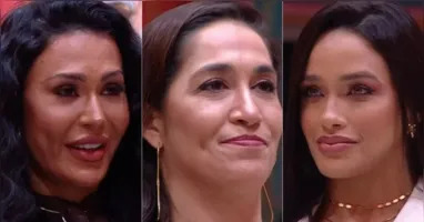 Gracyanne Barbosa, Daniele Hypólito e Eva estão no 9º paredão do BBB 25.