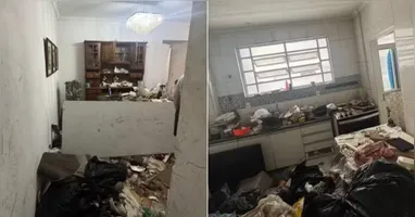 Estado da casa em que o idoso foi encontrado