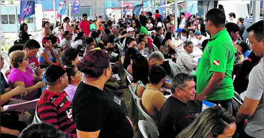 Mais de 30 serviços foram disponibilizados. A governadora em exercício Hana Ghassan (abaixo) esteve no evento e elogiou os atendimentos realizados