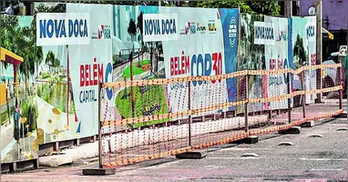 O saneamento do entorno do canal da Doca inclui cerca de 7.600 metros de rede coletora de esgoto.