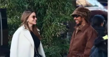 Imagem ilustrativa da notícia Lewis é flagrado em clima de romance com atriz misteriosa